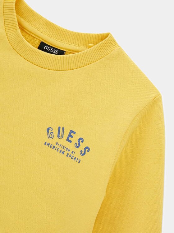Guess Kids Guess Kids Bluza 183755 Żółty Classic Fit