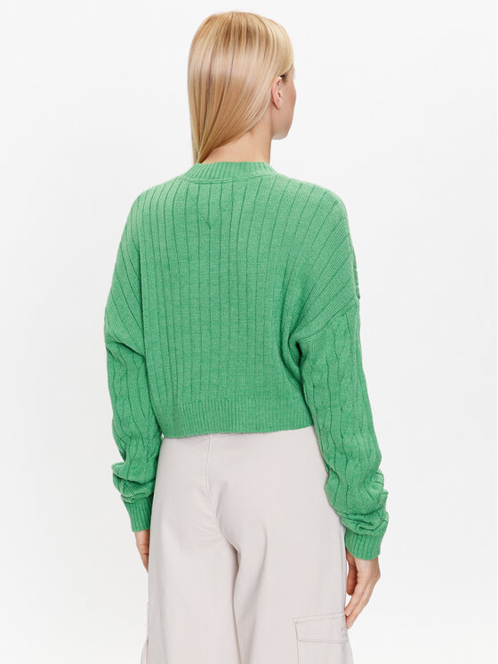 Tommy Jeans Tommy Jeans Pullover DW0DW14261 Grün Regular Fit
