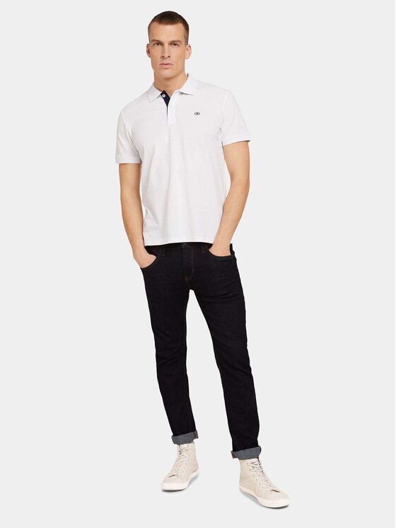 Tom Tailor Tom Tailor Polokošeľa 1027713 Biela Regular Fit