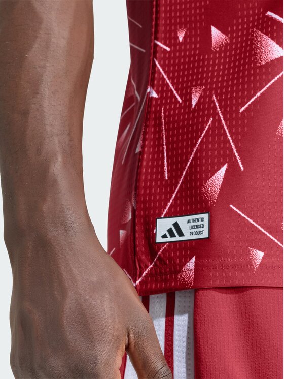 adidas adidas Koszulka techniczna 169677 Czerwony Slim Fit