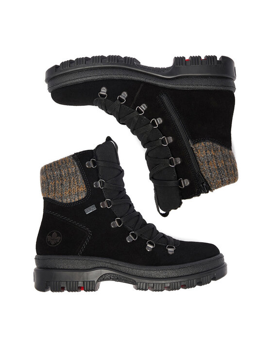 Rieker Rieker Schnürschuhe CEO-X8200-00 Schwarz