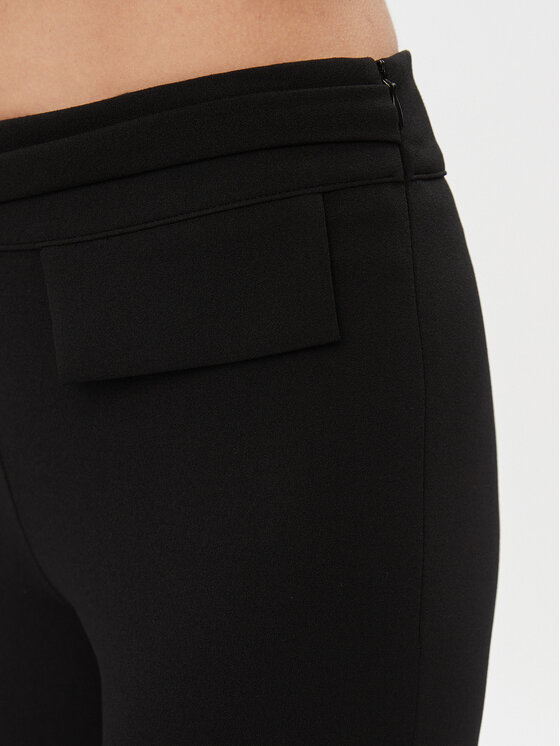 Rinascimento Rinascimento Spodnie materiałowe CFC0117520003 Czarny Bootcut Fit