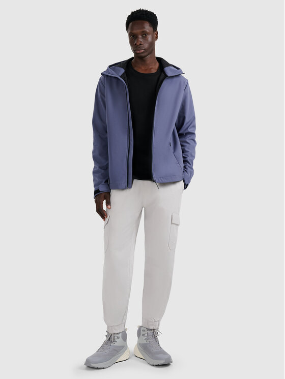 4F 4F Kurtka softshell 4FWAW25TSOFM362-32S Niebieski Regular Fit