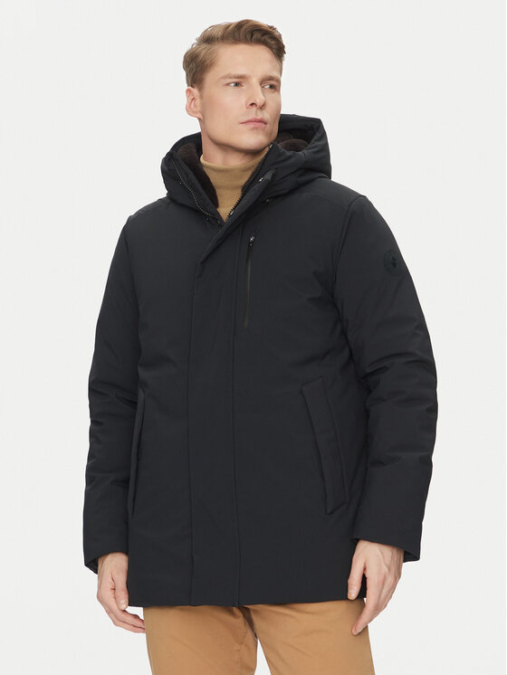 Save The Duck Save The Duck Parka P38160M SMEG19 Fekete Regular Fit