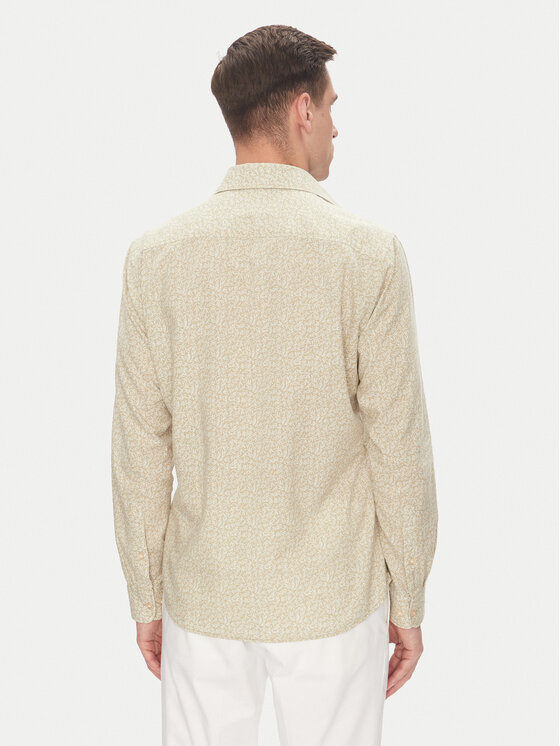 Pierre Cardin Pierre Cardin Koszula C6 41017.0451 Beżowy Modern Fit