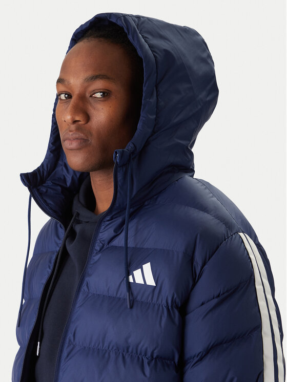adidas adidas Zimní bunda Essentials Climawarm 3-Stripes JX7771 Tmavomodrá Regular Fit