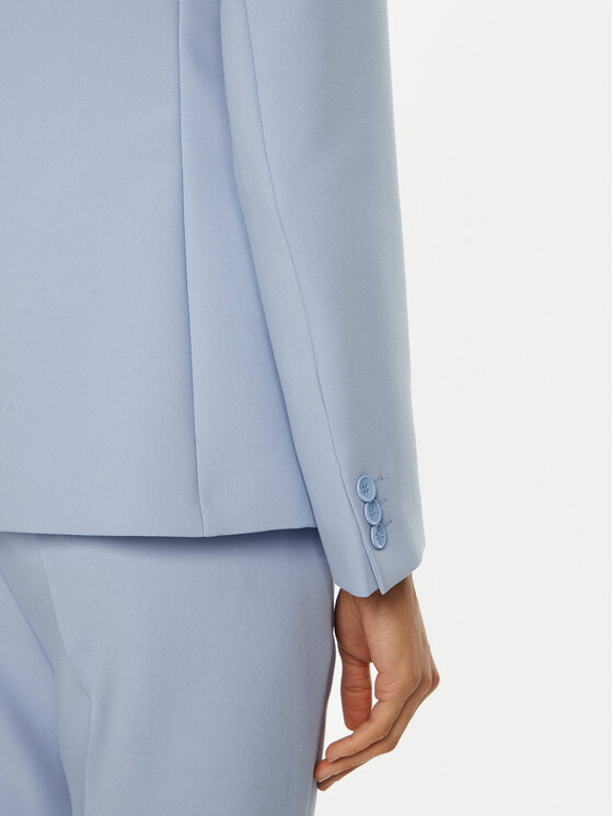 Weekend Max Mara Weekend Max Mara Marynarka Uva 2515041041 Błękitny Slim Fit