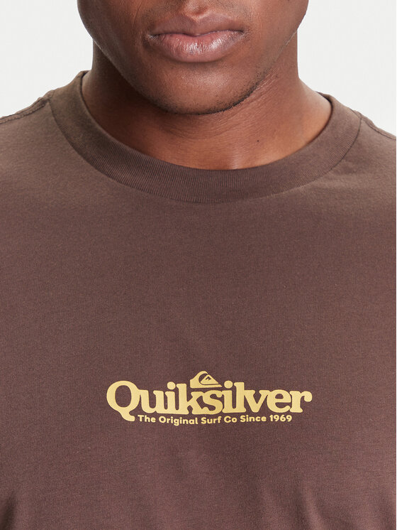 Quiksilver Quiksilver T-shirt EQYZT08174 Smeđa Regular Fit