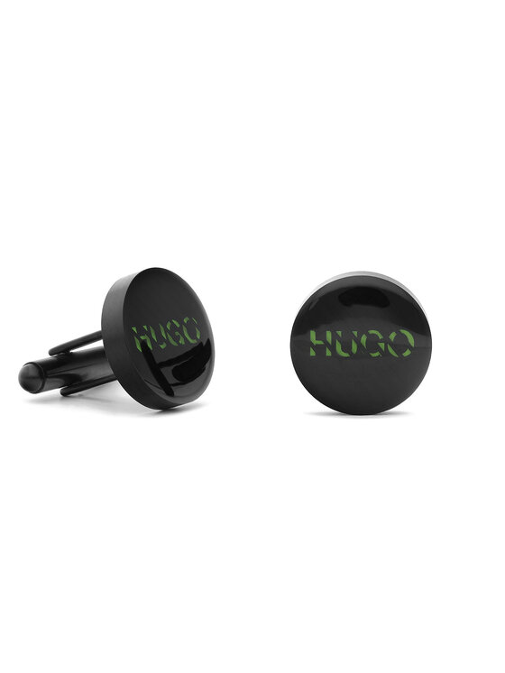 HUGO Hugo Manžete za košulju E-Flipflop 10191279 Crna