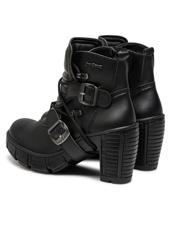 NEW ROCK NEW ROCK Μποτάκια M-TRCASCO004-V2 Μαύρο