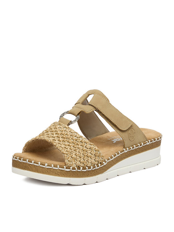 Rieker Rieker Pantoletten CEO-V1243-60 Beige