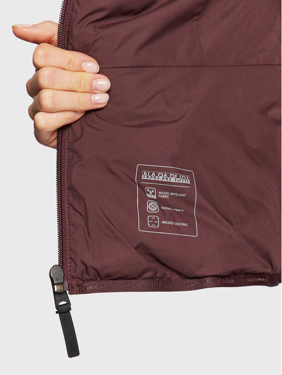 Napapijri Napapijri Übergangsjacke Alvar NP0A4GRE Dunkelrot Regular Fit