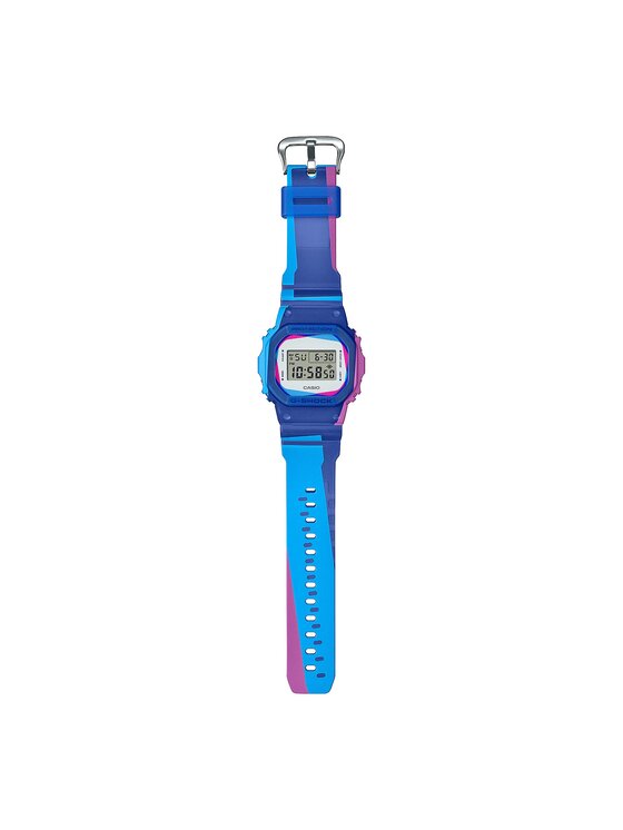 Casio Casio Zegarek DWE-5600PR-2ER Niebieski