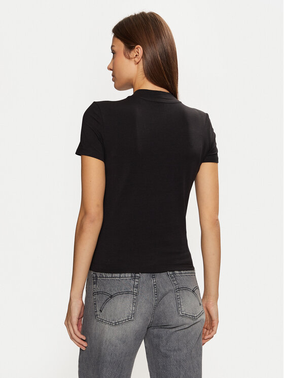 Guess Guess Póló W5RI15 J1314 Fekete Regular Fit