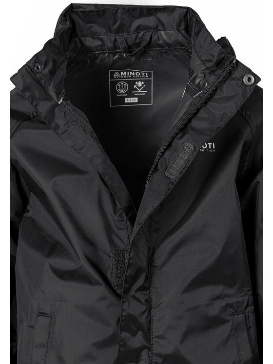 minoti minoti Kurtka przeciwdeszczowa 27KMJACKET1 Czarny Regular Fit