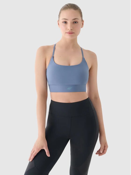 4F 4F Reggiseno sportivo 4FWAW24USBAF138-32S Blu scuro
