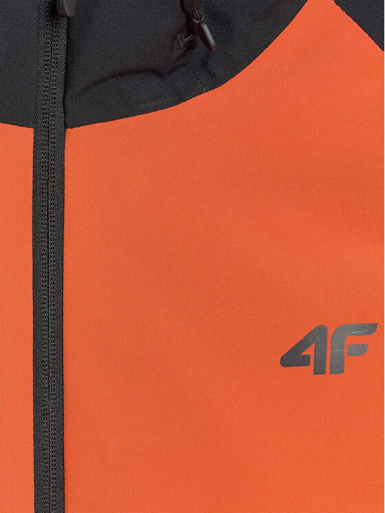 4F 4F Kurtka przejściowa MIDSHOP TEXTILE Pomarańczowy Regular Fit