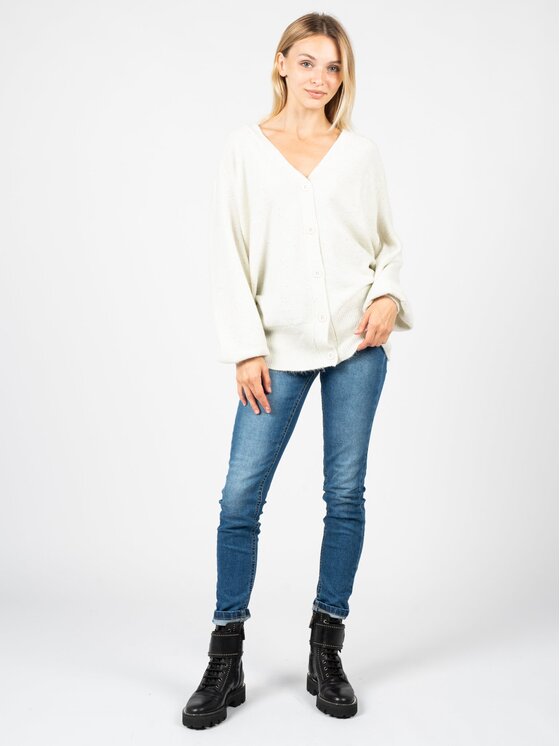 Silvian Heach Silvian Heach Maglione PGA22080CD | Aberdeen Bianco Regular Fit