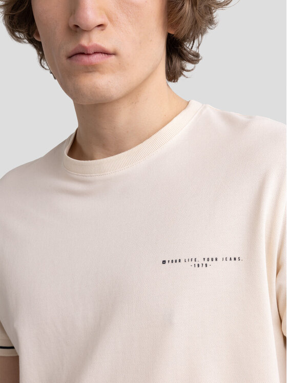 BIG STAR BIG STAR T-Shirt WLADER_103_150 Biały Basic Fit