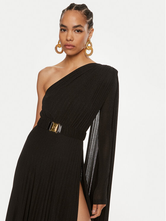 Elisabetta Franchi Elisabetta Franchi Večerní šaty AB-686-46E2 Černá Regular Fit