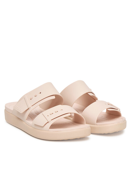 Crocs Crocs Klapki Brooklyn Buckle Low Low 211215 Różowy