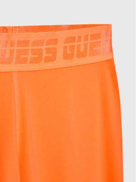 Guess Guess Szorty rowerowe J2GB10 MC049 Pomarańczowy Slim Fit