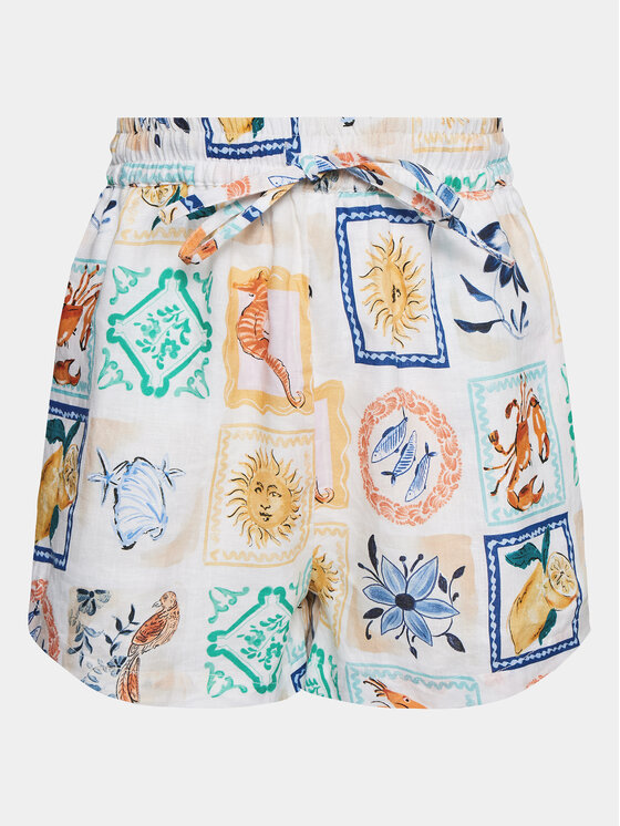 Seafolly Seafolly Пляжні шорти Wish You Where Here 55181-SH Кольоровий Regular Fit