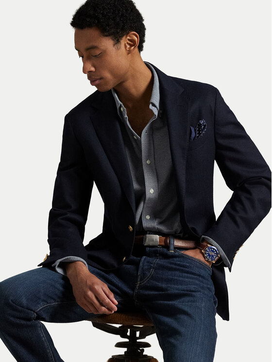 Polo Ralph Lauren Polo Ralph Lauren Cămașă 710979488002 Bleumarin Regular Fit