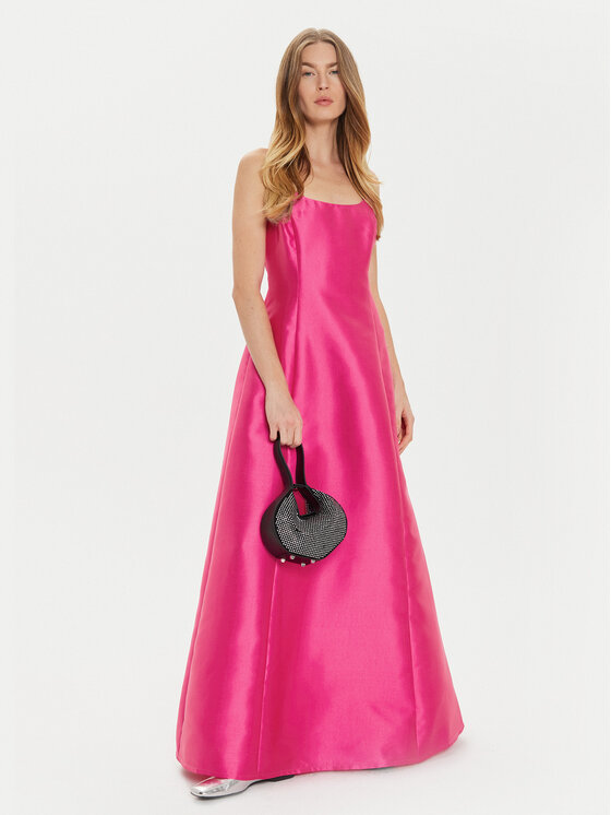 TWINSET TWINSET Sukienka wieczorowa 242AT2112 Różowy Regular Fit