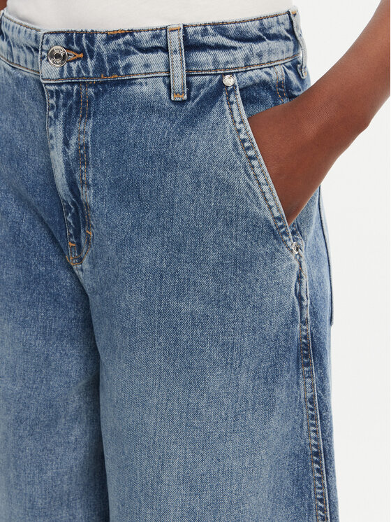 Liu Jo Liu Jo Jeans hlače UA5193 D4990 78841 Mornarsko modra Regular Fit