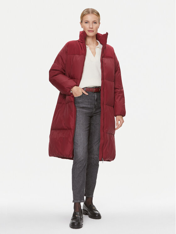 Tommy Hilfiger Tommy Hilfiger Žieminė striukė New York WW0WW39749 Raudona Relaxed Fit