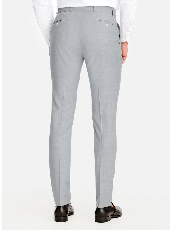 Pako Lorente Pako Lorente Spodnie garniturowe P26SP-6G-028 Szary Slim Fit