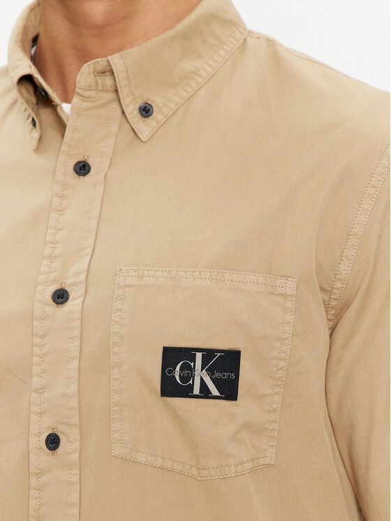 Calvin Klein Jeans Calvin Klein Jeans Cămașă J30J325772 Bej Regular Fit