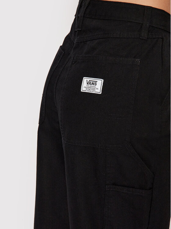 Vans Vans Pantaloni di tessuto Ground Work VN0A5JHJ Nero Relaxed Fit