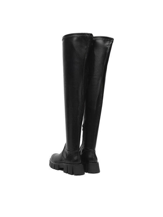 DeeZee DeeZee Čizme preko koljena 60017-2 Crna