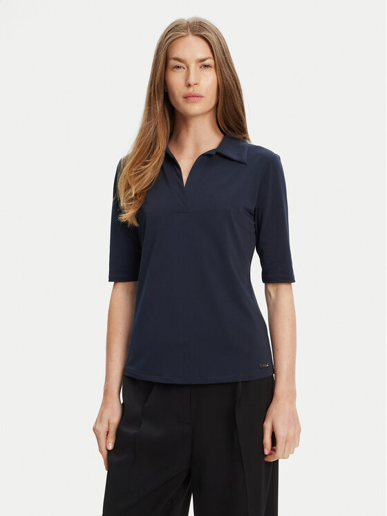 Calvin Klein Damskie Polo, rozmiar M, Grantowe, LV044C221G