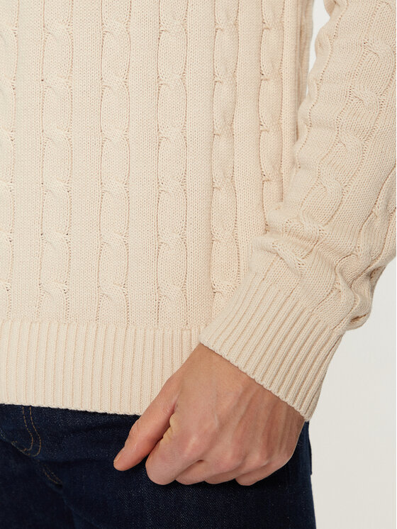 Selected Homme Selected Homme Гольф 16081554 Écru Regular Fit