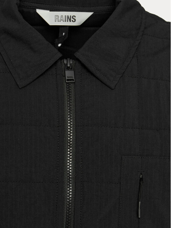 Rains Rains Cămașă Giron Liner Overshirt T1 19420 Negru Regular Fit