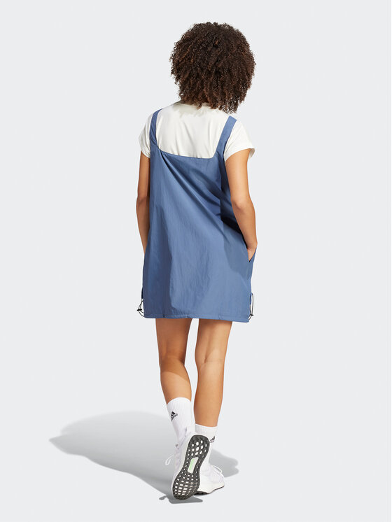 adidas adidas Letné šaty City Escape IS0670 Modrá Loose Fit