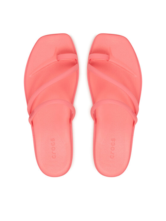 Crocs Crocs Šlepetės per pirštą Miami Toe Loop Sandal 209862 Rožinė