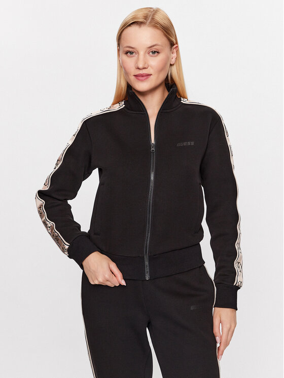 Guess Guess Majica dugih rukava V2YQ16 KB3P2 Crna Regular Fit