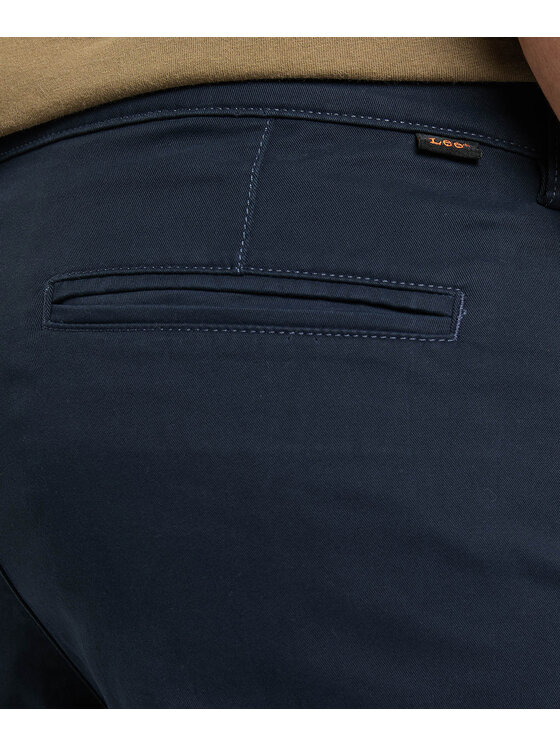 Lee Lee Chinosy L71LTY64 Granatowy Slim Fit