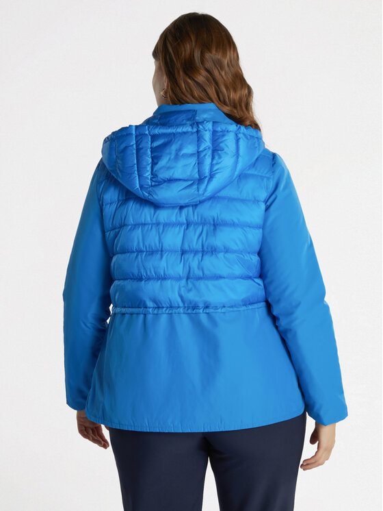 Fiorella Rubino Fiorella Rubino Giubbotto piumino F390T001279N034 Turchese Regular Fit