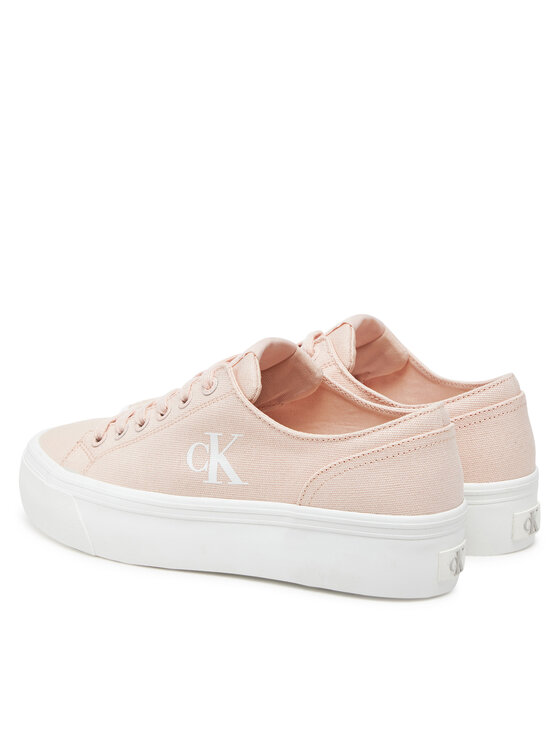 Calvin Klein Jeans Calvin Klein Jeans Sneakersy Vulc Flatform Low Cv Mg YW0YW01763 Pomarańczowy