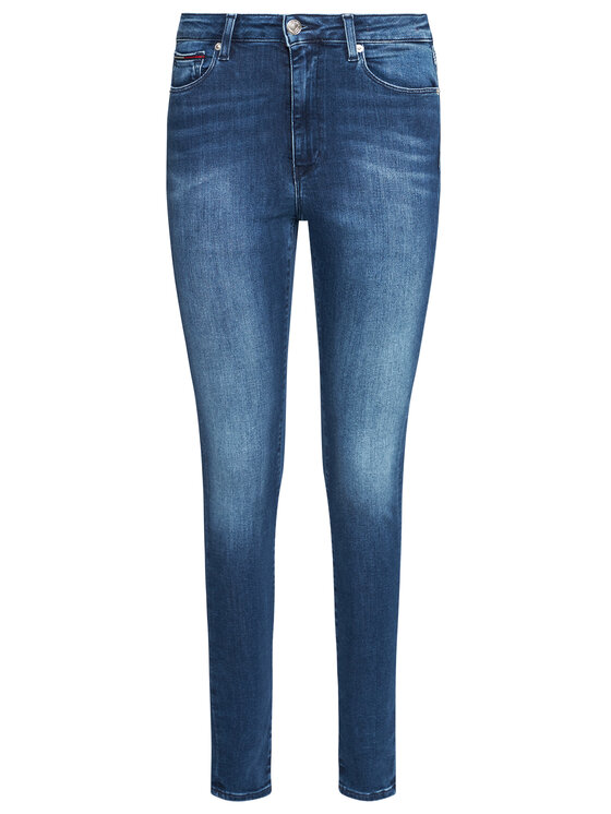 Tommy Jeans Tommy Jeans Blugi Sylvia DW0DW09215 Albastru Super Skinny Fit
