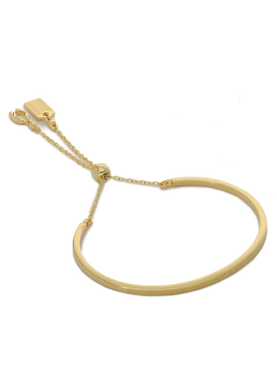 Coach Coach Náramek Slider Bangle Bracelet 37440610GLD710 Zlatá