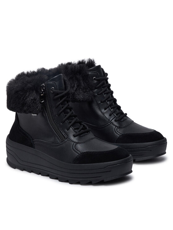 Geox Geox Botine D46WNB 0FE22 C9999 Negru