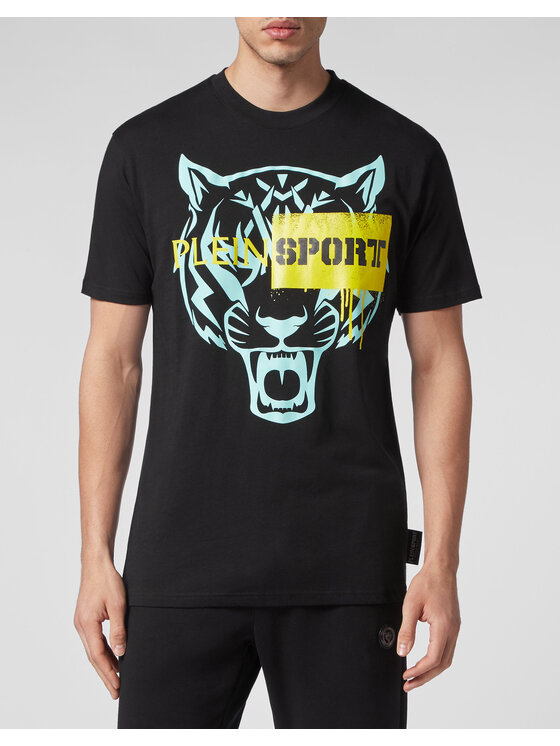Plein Sport Plein Sport T-Shirt 1795 Czarny Regular Fit