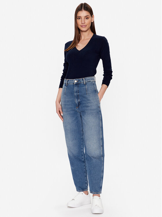 United Colors Of Benetton United Colors Of Benetton Pulover 1091D4625 Mornarsko modra Regular Fit