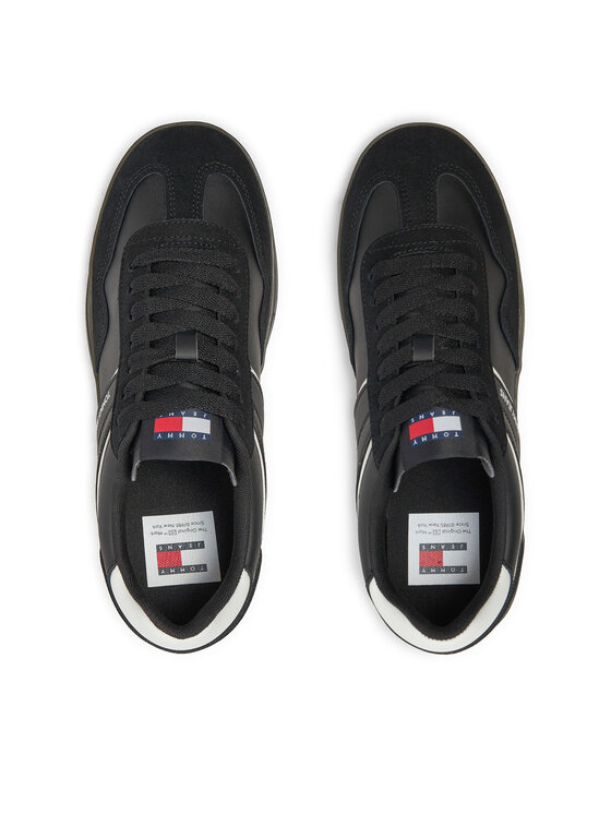 Tommy Jeans Tommy Jeans Tenisice Leather Retro Cupsole EM0EM01414 Crna
